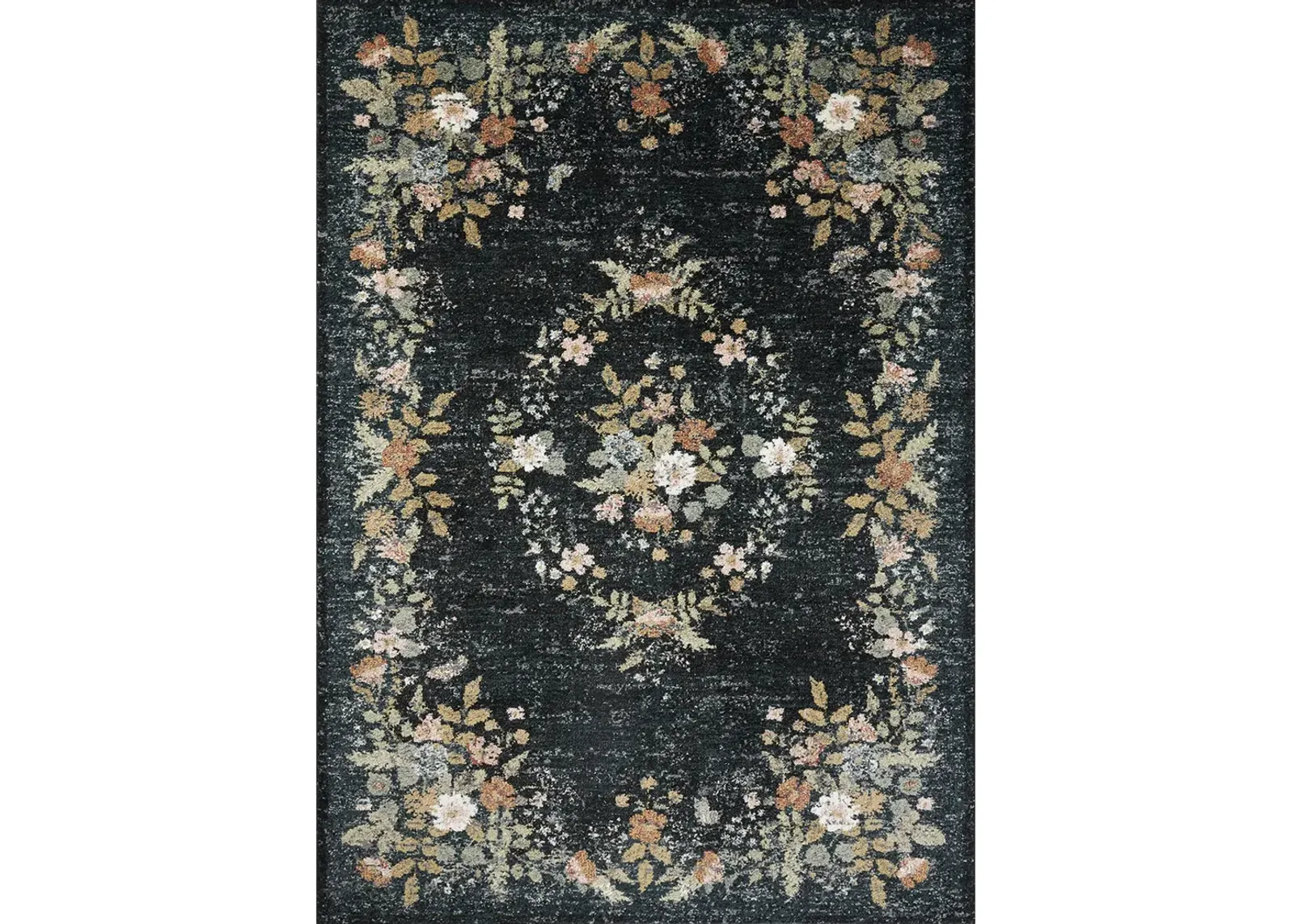 Laurel LAU-01 Navy 6''6" x 9''2" Rug by Rifle Paper Co.