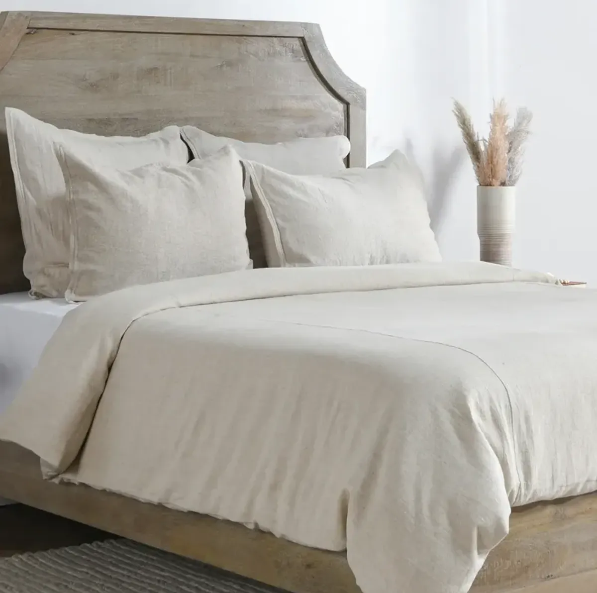 Talia Natural Queen Duvet