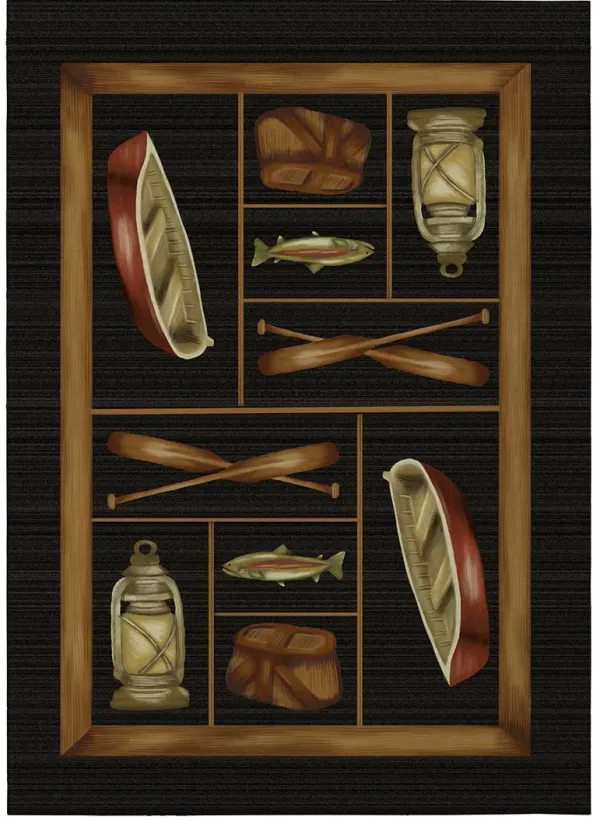 Excursion EX4 Black 8' x 10' Rug