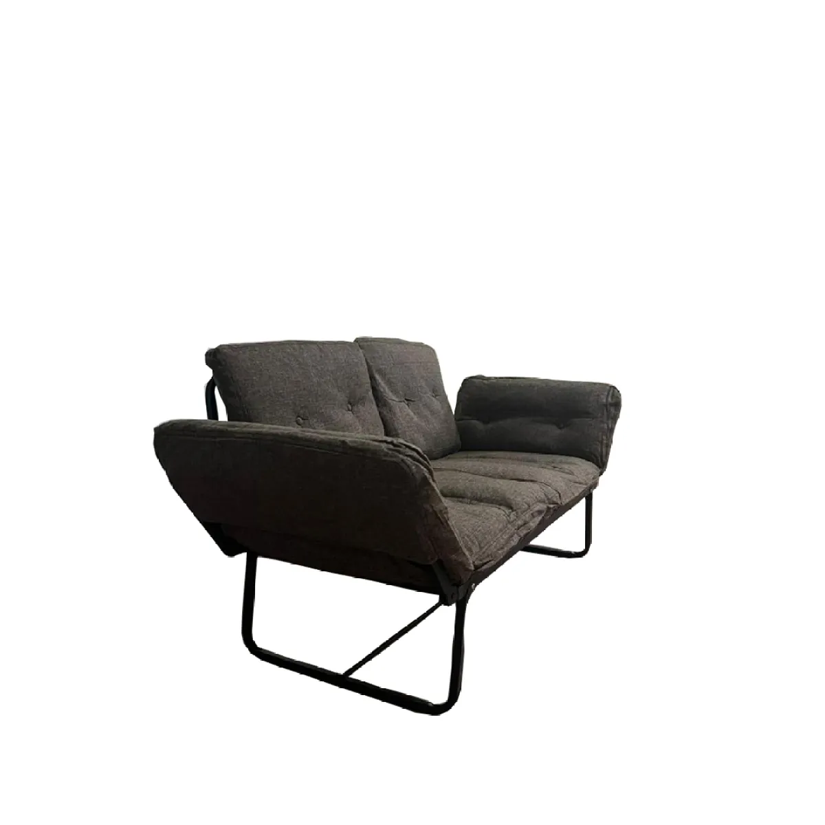 Violette Metal Frame Futon Loveseat