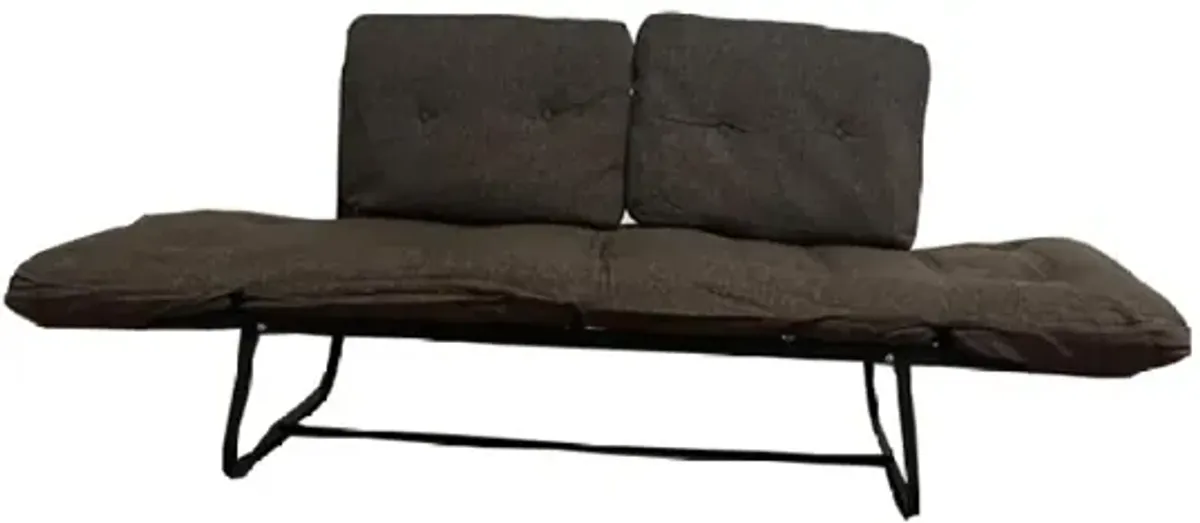 Violette Metal Frame Futon Loveseat