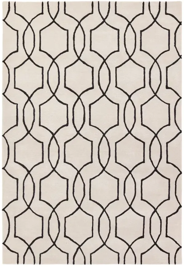City Arae White 10' x 14' Rug