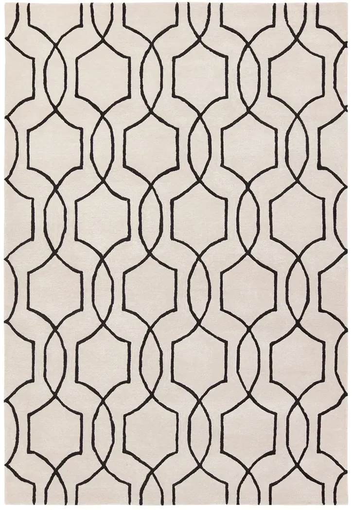 City Arae White 10' x 14' Rug