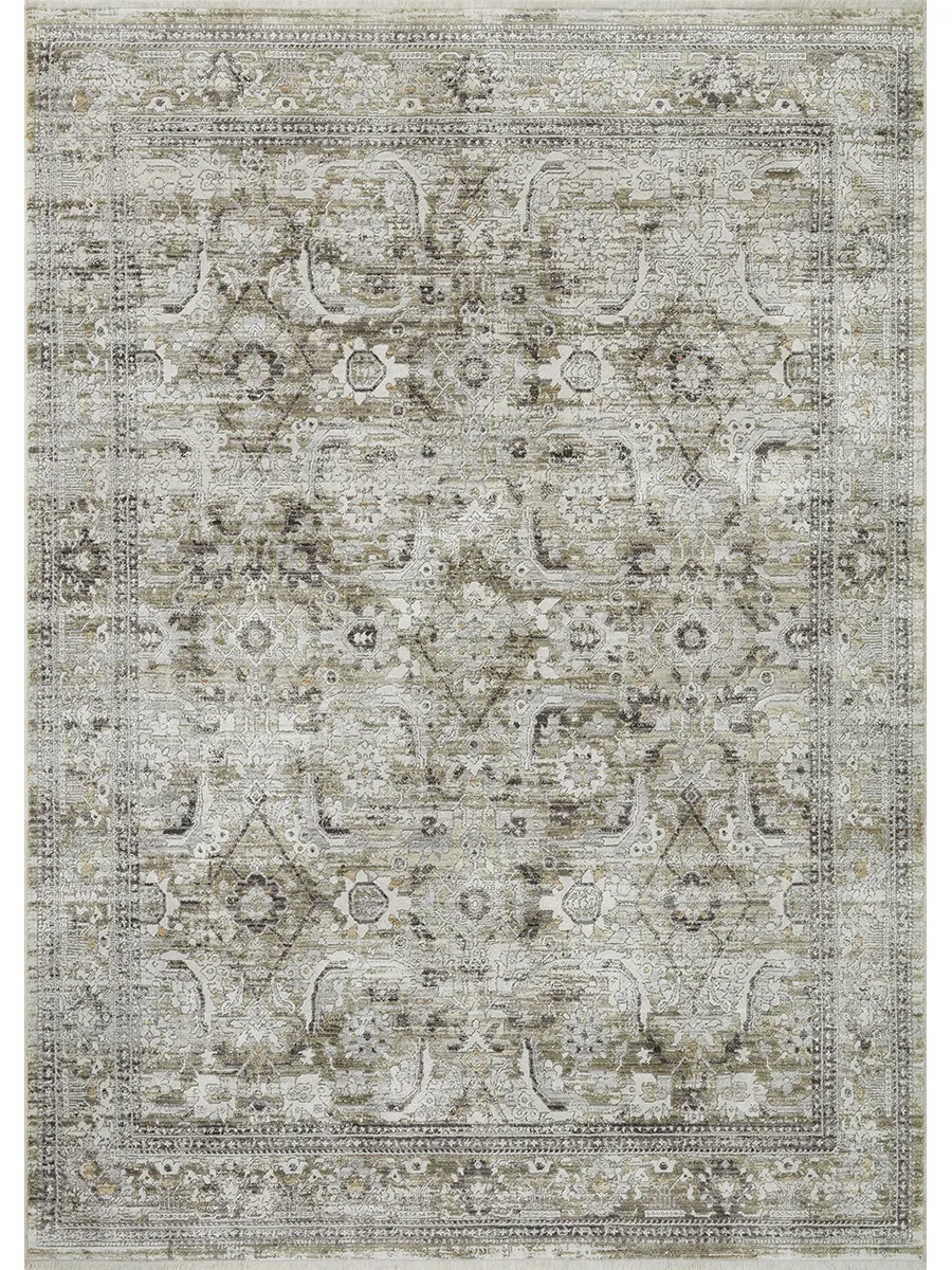 Bonney BNY02 Moss/Stone 5'3" x 7'6" Rug