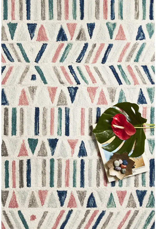 Hallu Ivory/Multi 9'3" x 13' Rug