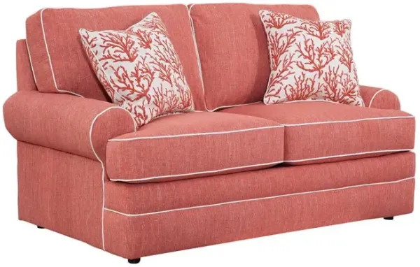 American Furniture Classics Coral Springs Loveseat with Two Matching Pillows