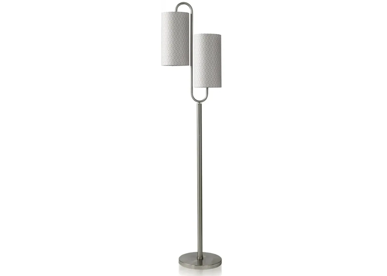 Brushed Steel Floor Lamp