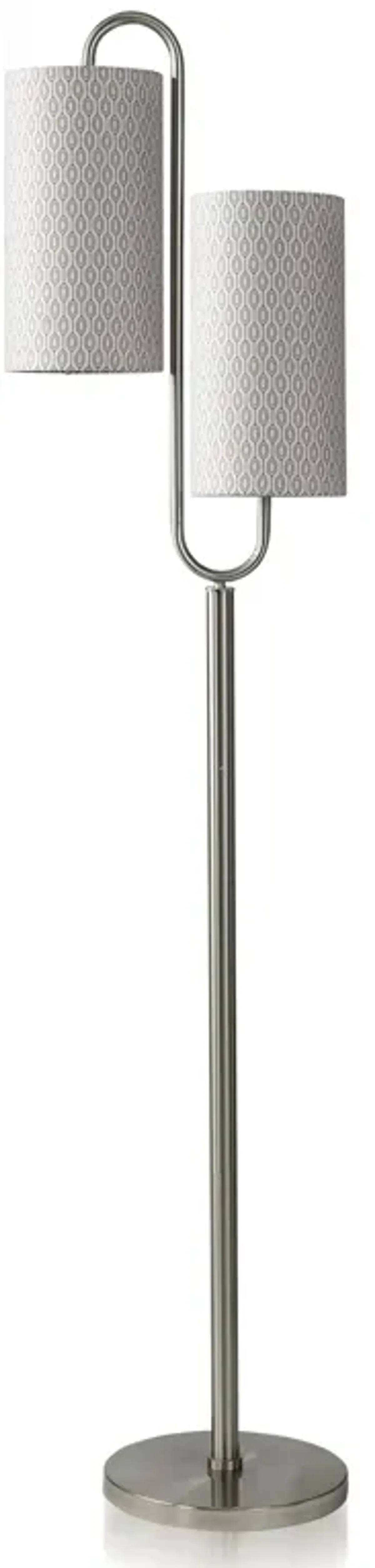 Brushed Steel Floor Lamp