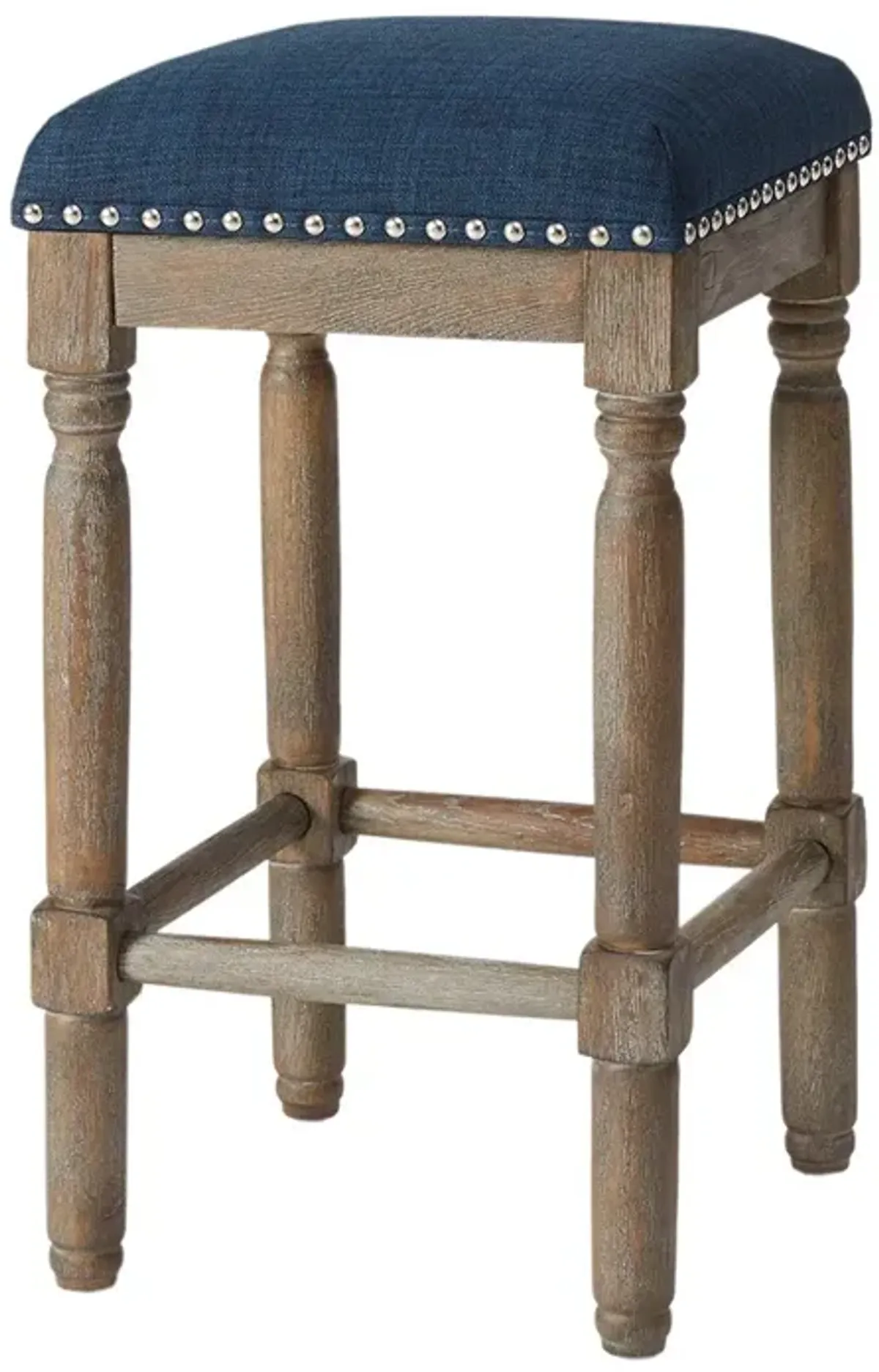 Gracie Mills Nielson Handcrafted Reclaimed Wood Counter Stool Set (Set of 2)