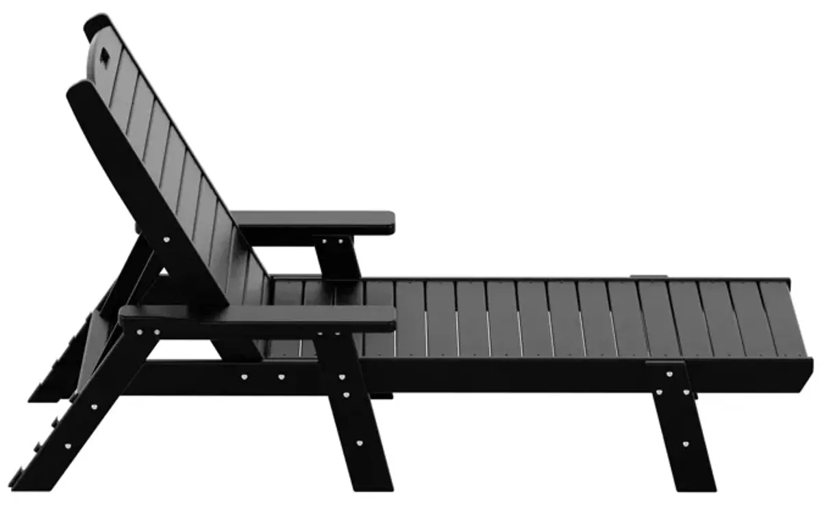 WestinTrends Adirondack Outdoor Chaise Lounge