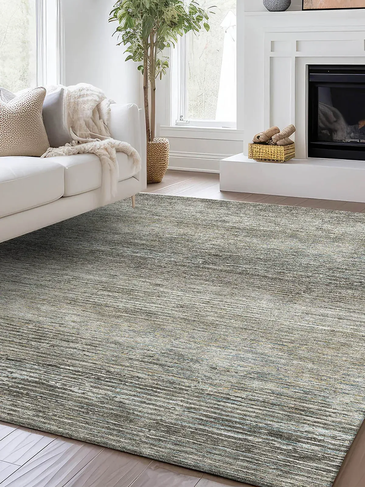 Trevi TV1 Taupe 2'3" x 7'6" Rug