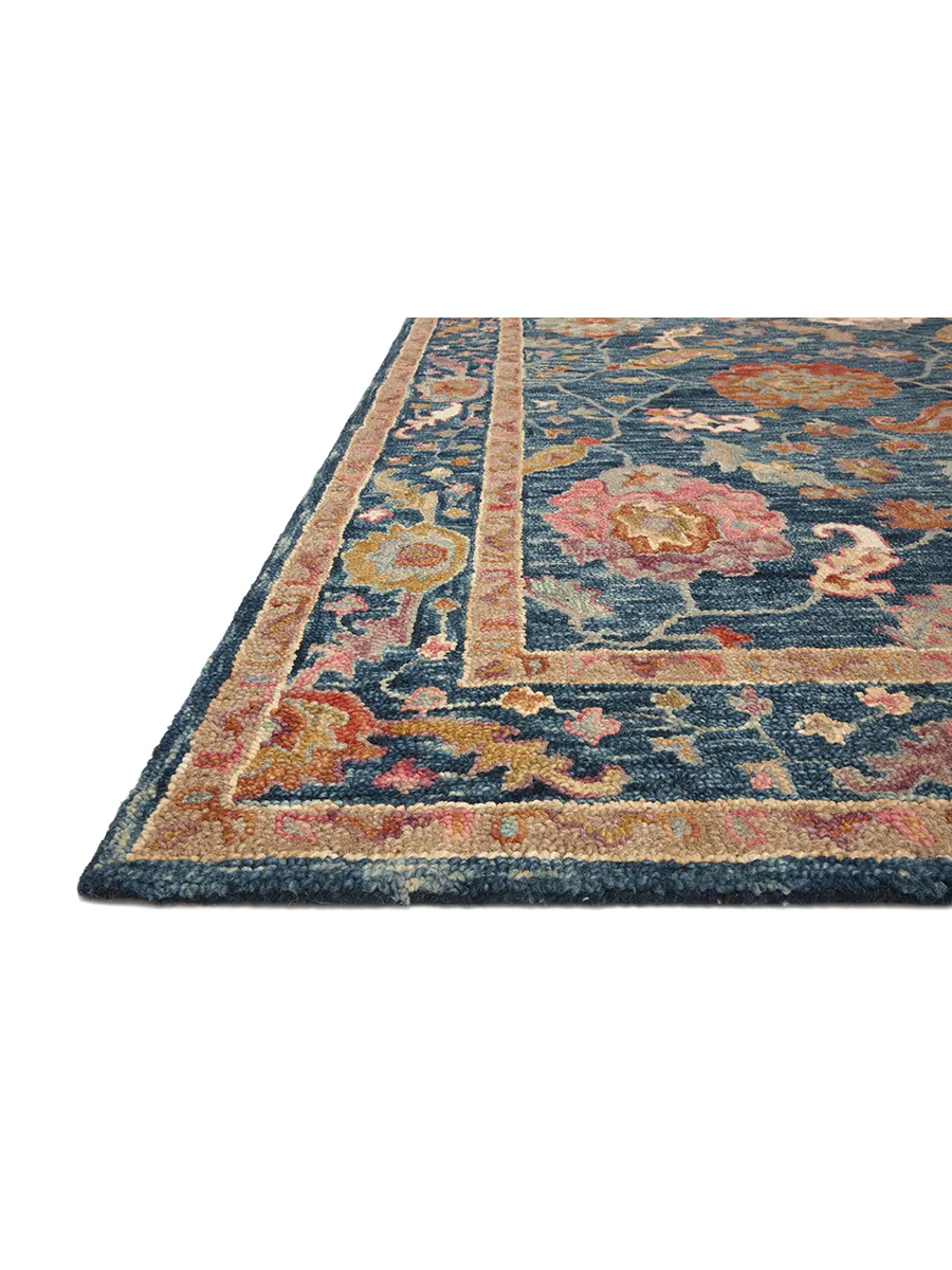 Padma PMA01 Marine/Multi 8'6" x 12' Rug