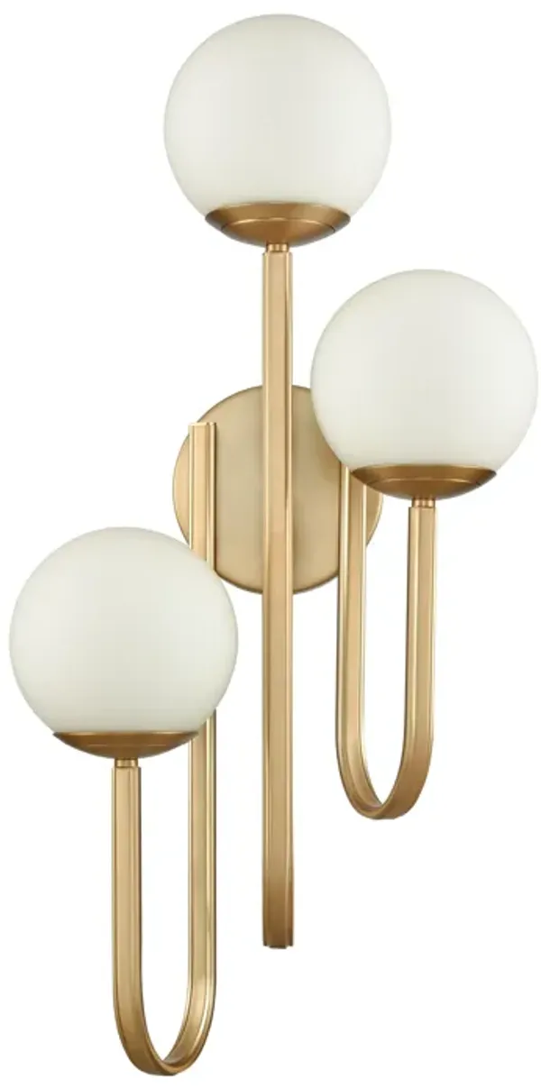 Caroline 28'' High 3-Light Right Sconce
