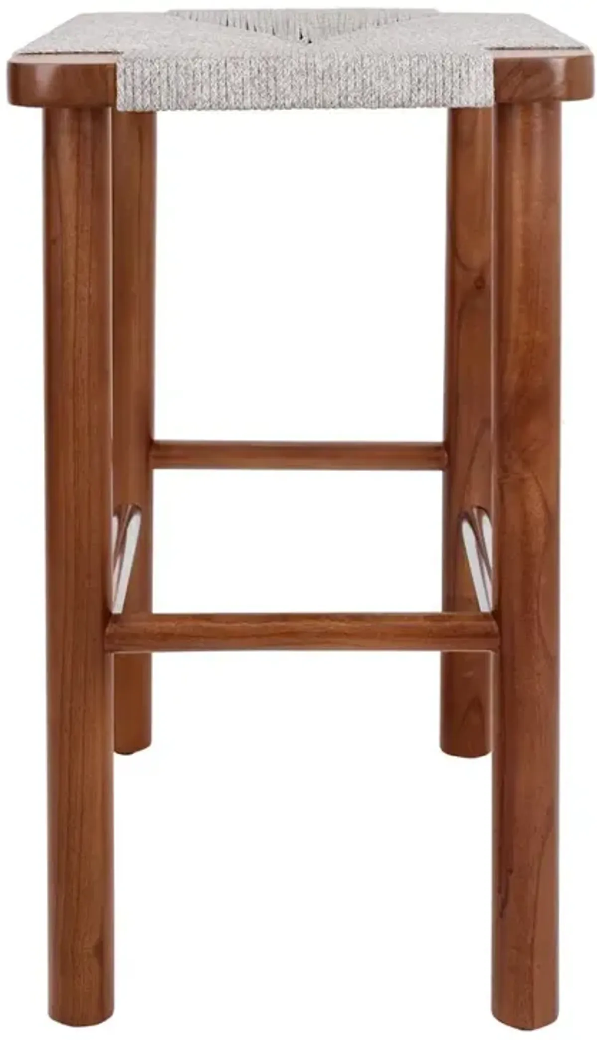 Elio Wood Counter Stool w/ Rope