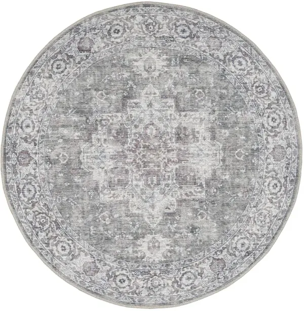 Machine Washable Series 1 SR101 Ivory/Gray 7'10" x 9'10" Rug