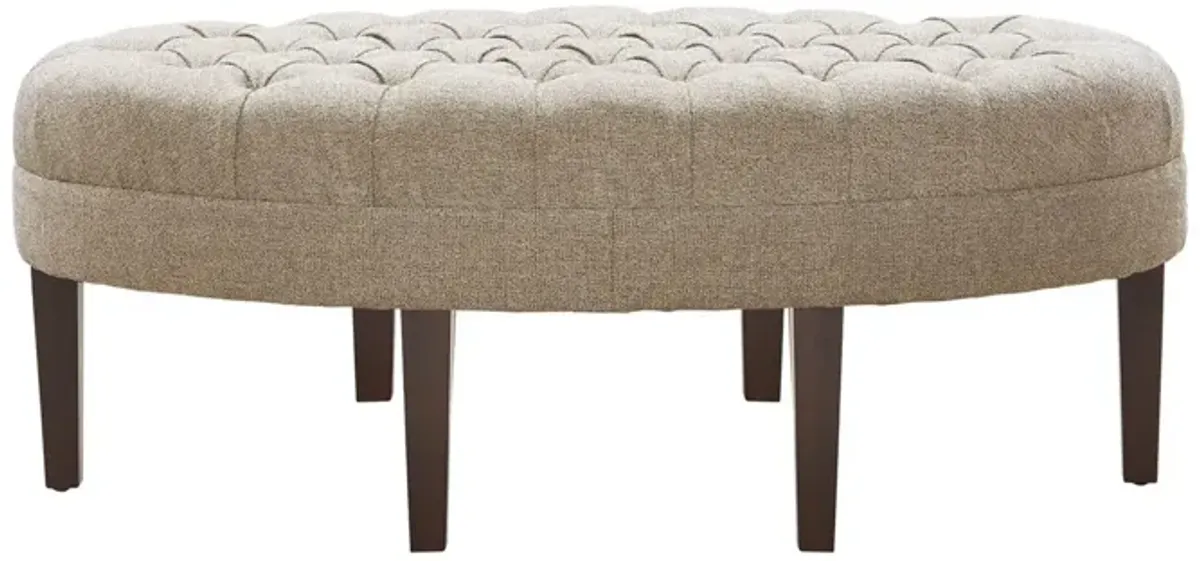 Gracie Mills Mareli Surfboard Tufted Oval Ottoman