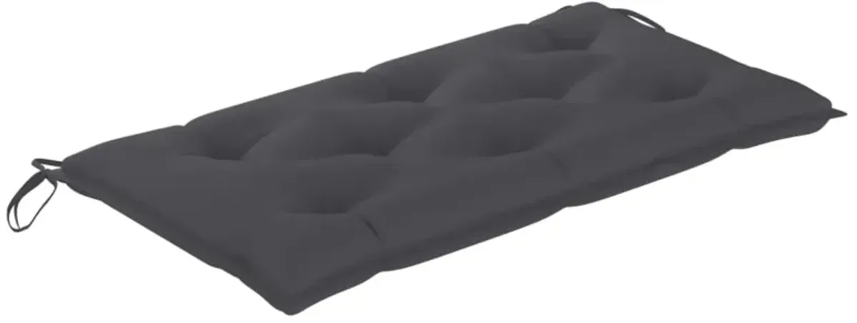 vidaXL Garden Bench Cushion Anthracite 39.4"x19.7"x2.8" Fabric