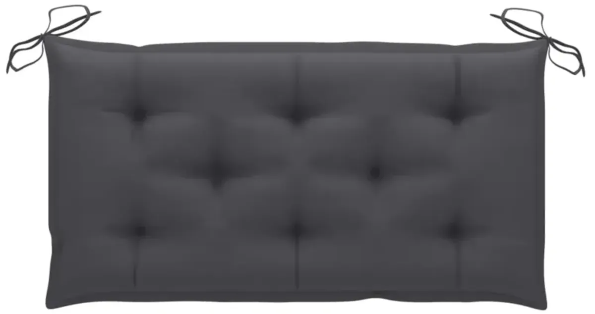 vidaXL Garden Bench Cushion Anthracite 39.4"x19.7"x2.8" Fabric