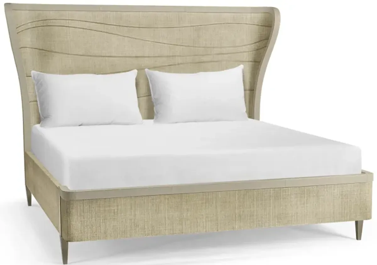 Seiche Woven Wing Wave King Bed