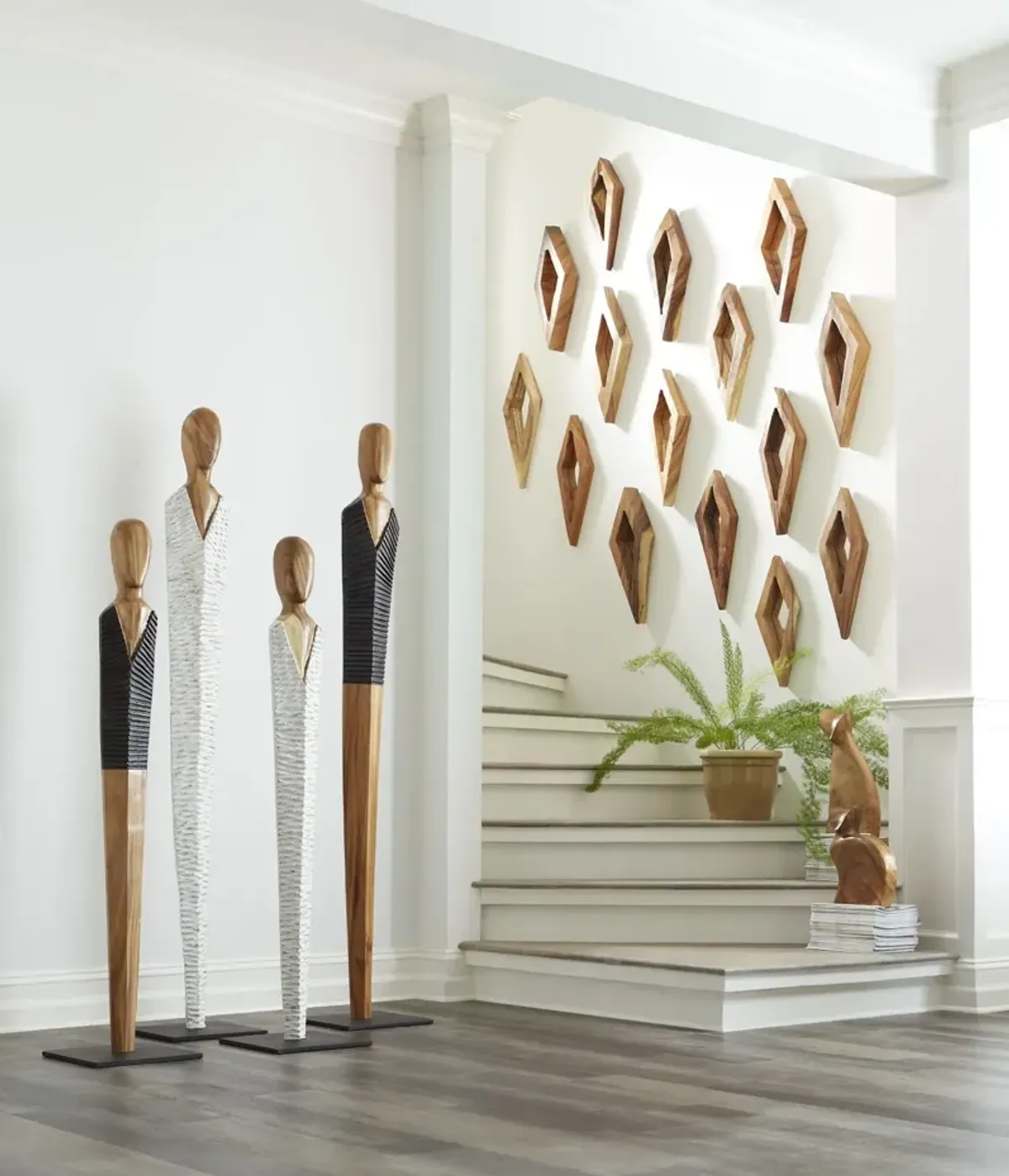 Vested Female Large Sculpture