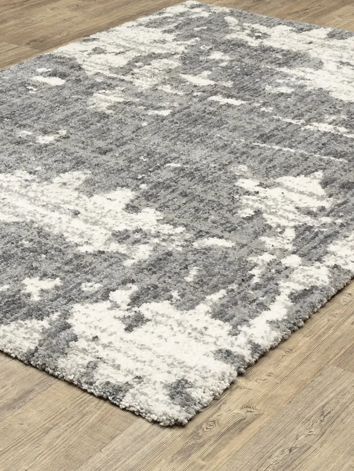 Aspen 6'7" x 9'6" Grey Rug