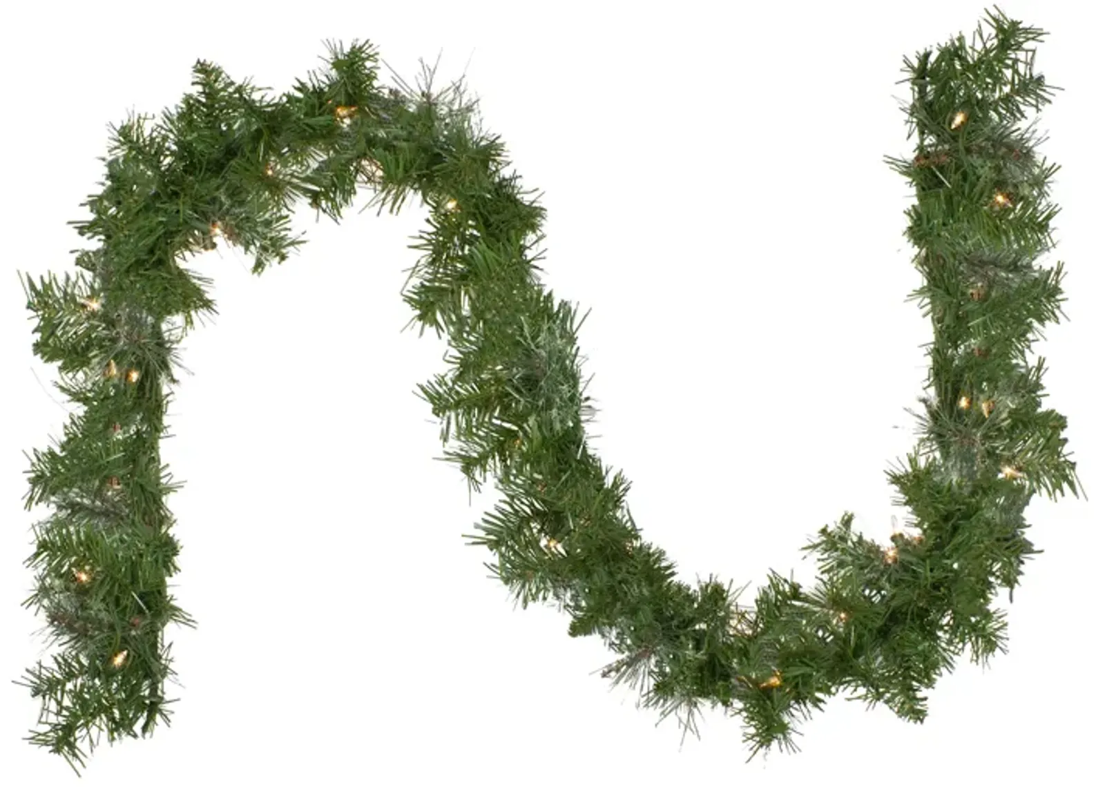 9' x 8" Pre-Lit Mixed Cashmere Pine Artificial Christmas Garland - Clear Lights