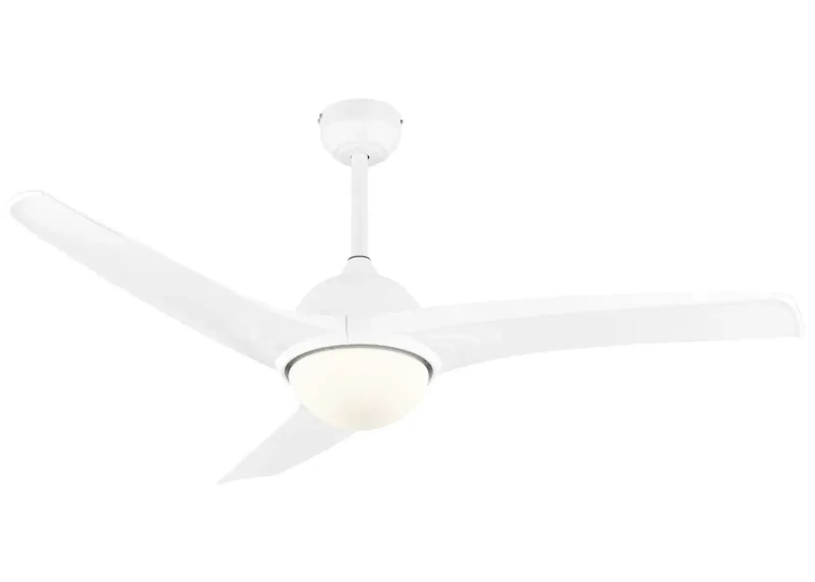 Sully Contemporary Industrial Iron/Plastic Integrated LED Ceiling Fan