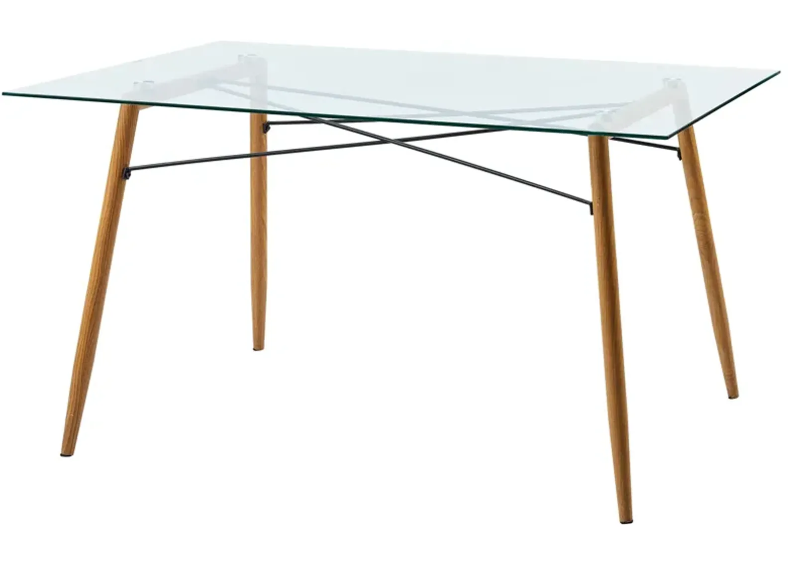 Teamson Home - Minimalista Glass Dining Table