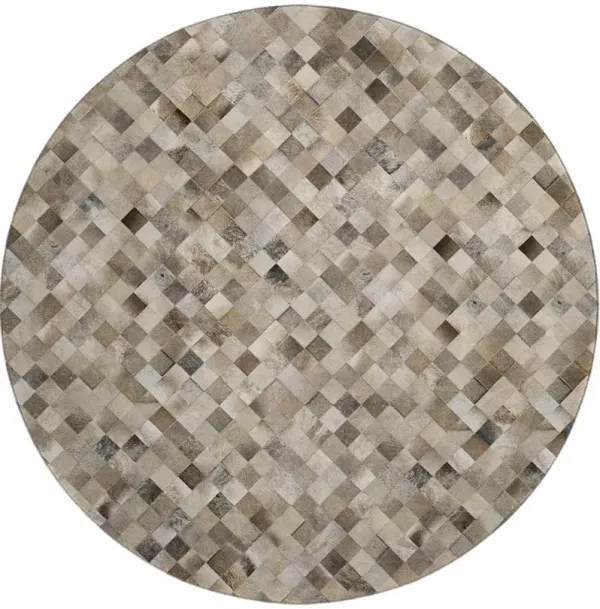 Bozeman BM2 Gray 8' Round Rug