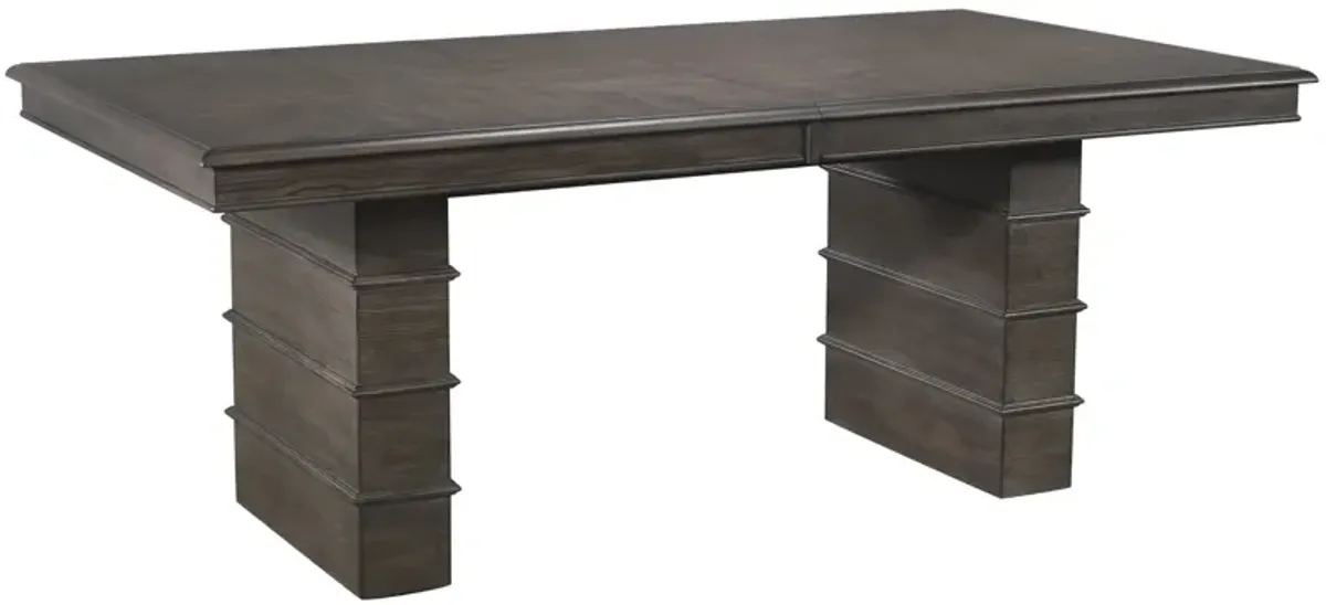 Sunset Trading Cali 96" Rectangular Extendable Dining Table| Brown Solid Wood | Seats 8