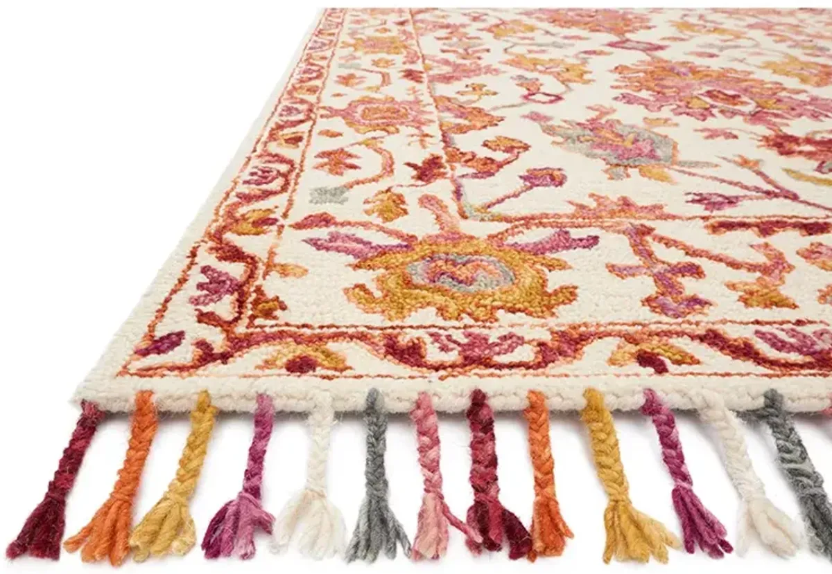 Zharah ZR06 Berry 2'6" x 7'6" Rug