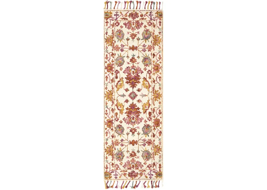 Zharah ZR06 Berry 2'6" x 7'6" Rug