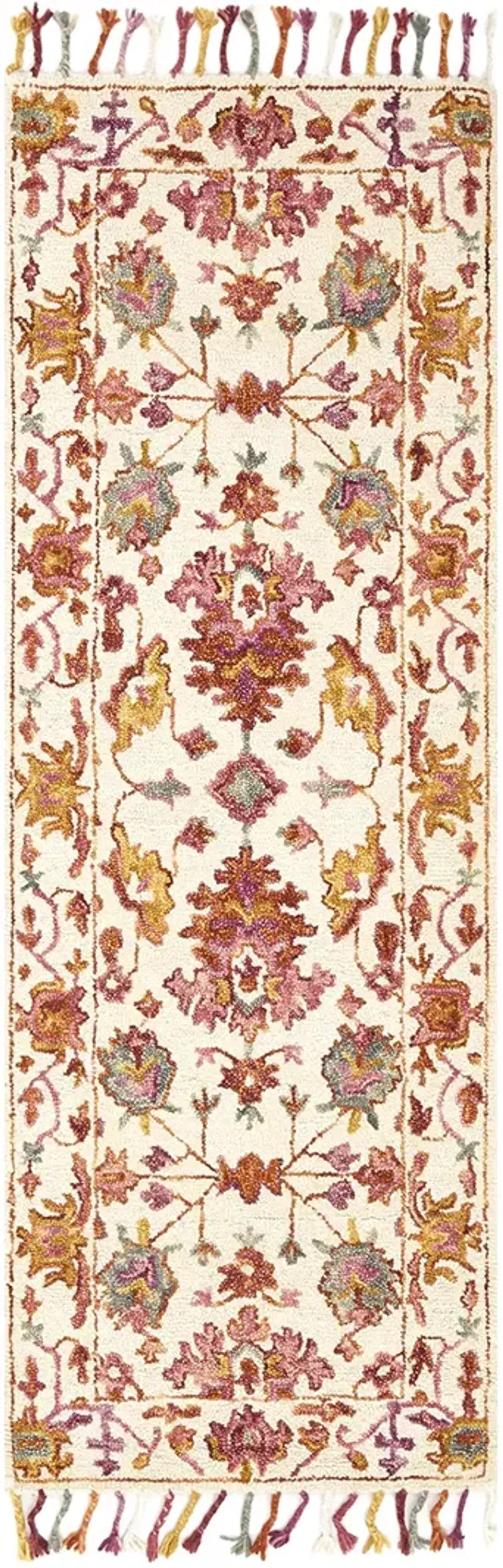 Zharah ZR06 Berry 2'6" x 7'6" Rug