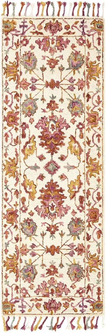 Zharah ZR06 Berry 2'6" x 7'6" Rug