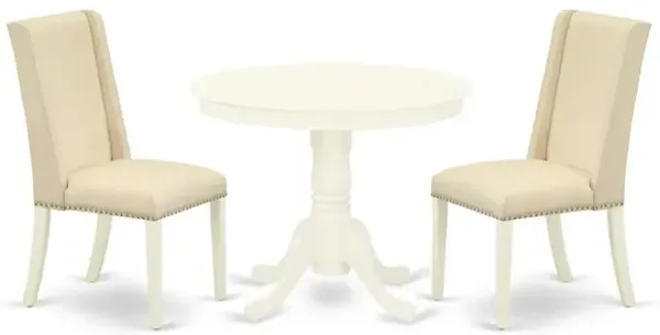 Dining Room Set Linen White