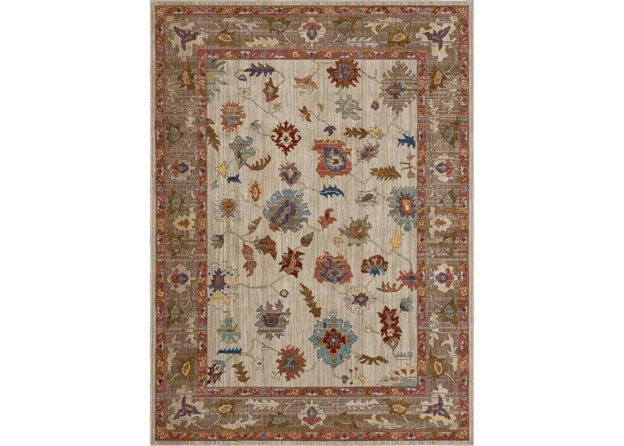 Pandora Fury Cream 2' 4" X 7' 10" Rug