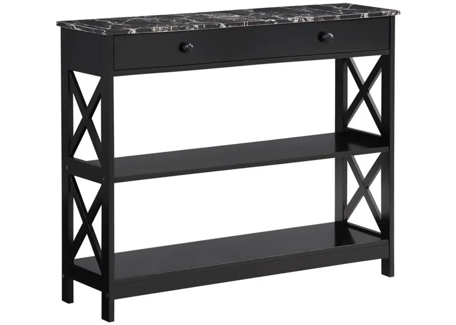 Convience Concept, Inc. Oxford 1 Drawer Console Table with Shelves