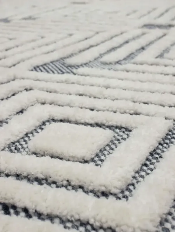 Sirocco Tipaza Black/White 10'x14' Rug by Drew & Jonathan Home