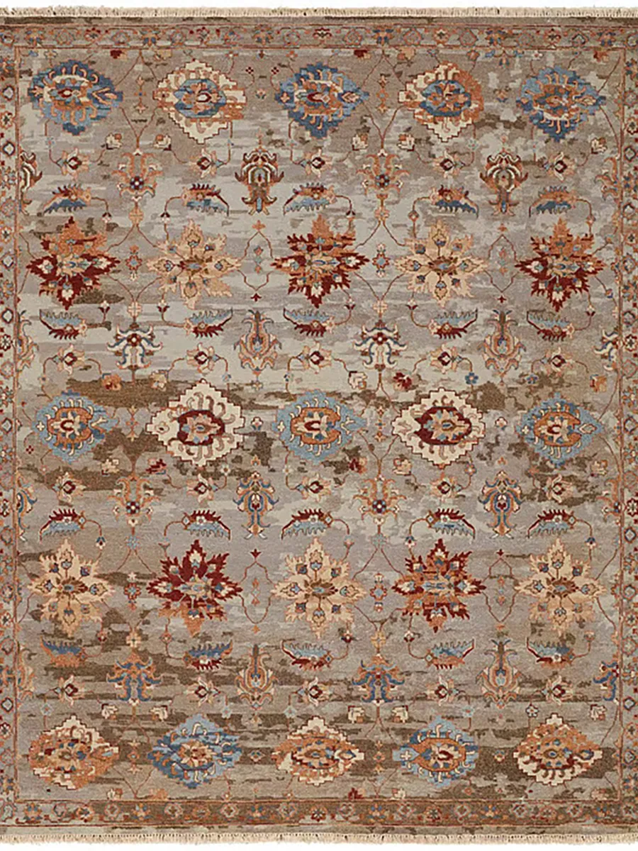 Leylan 0583F 5'6" x 8'6" Brown/Tan/Gray Rug