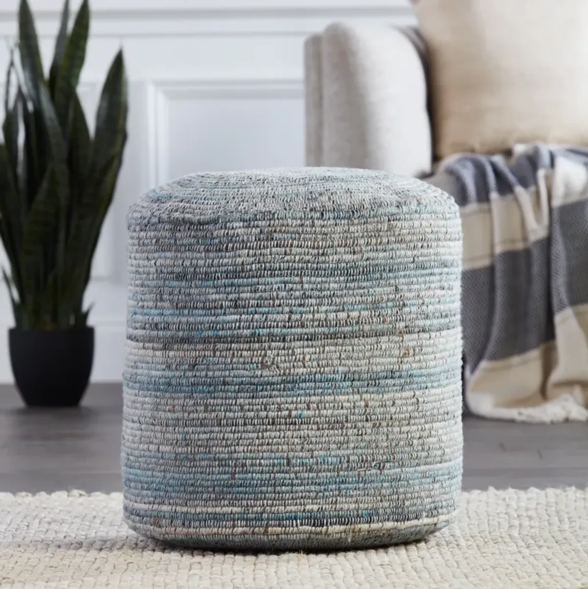 Amarillo Cylindrical Pouf