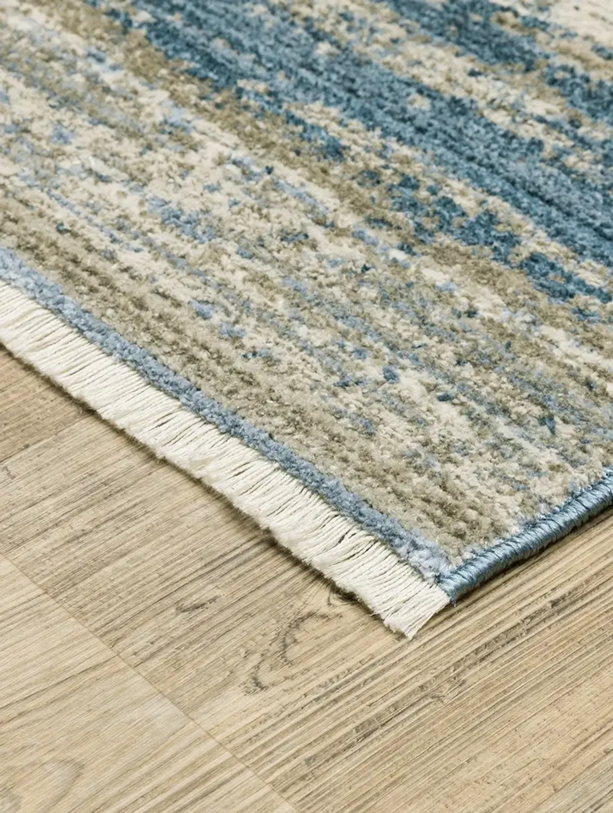 Bauer 2'3" x 7'6" Blue Rug