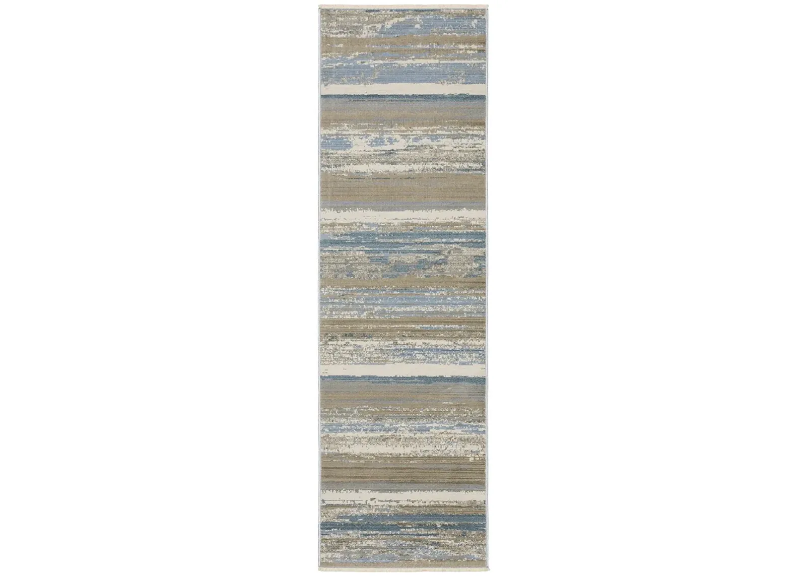 Bauer 2'3" x 7'6" Blue Rug