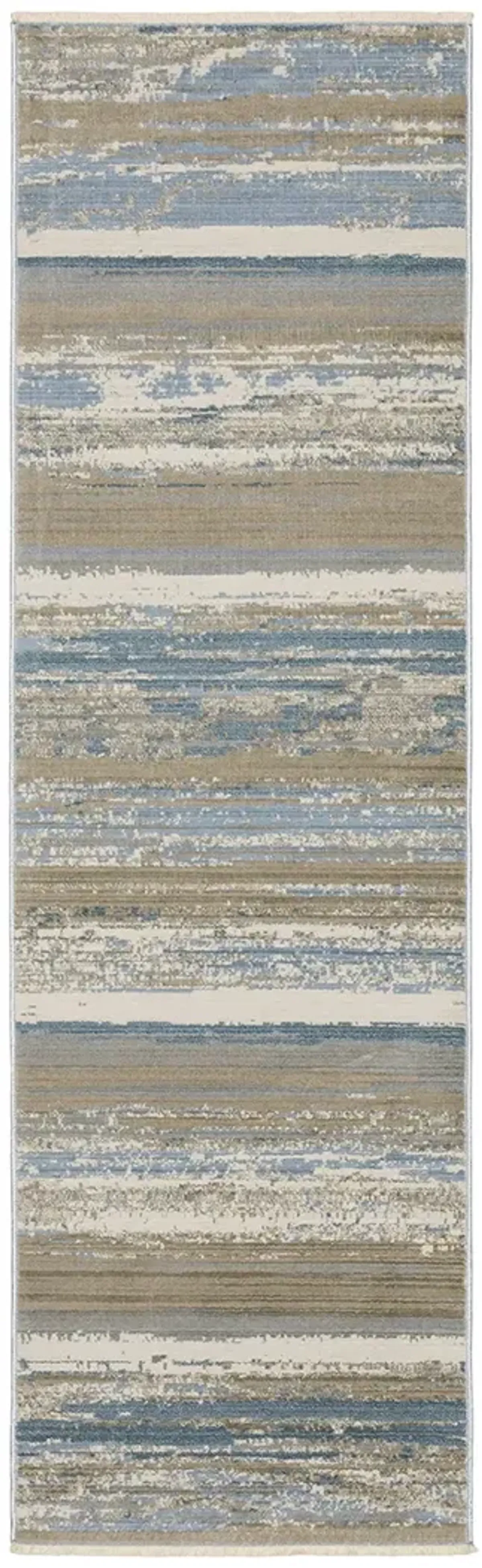 Bauer 2'3" x 7'6" Blue Rug