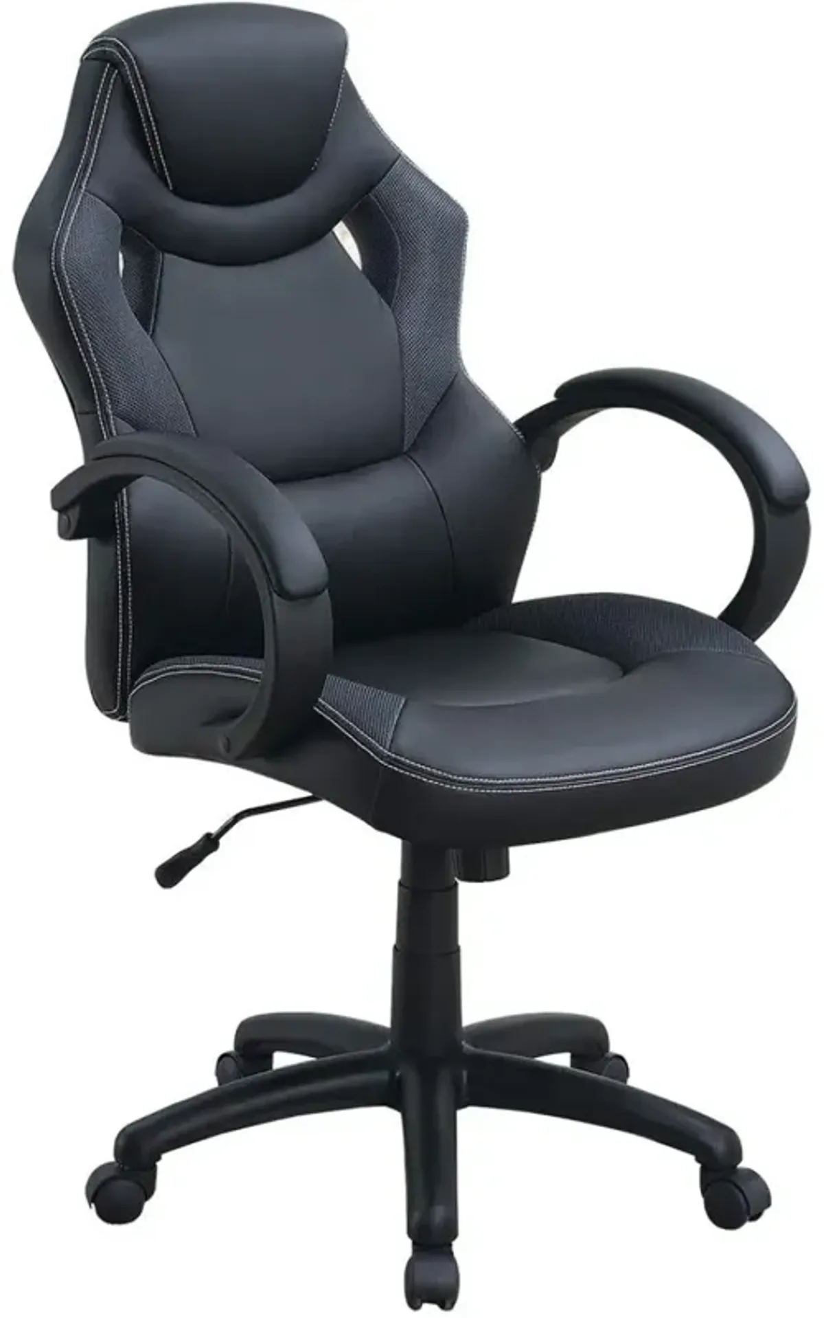 Office Chair Upholstered 1 Piece Cushioned Comfort Chair Relax Gaming Office Work Color