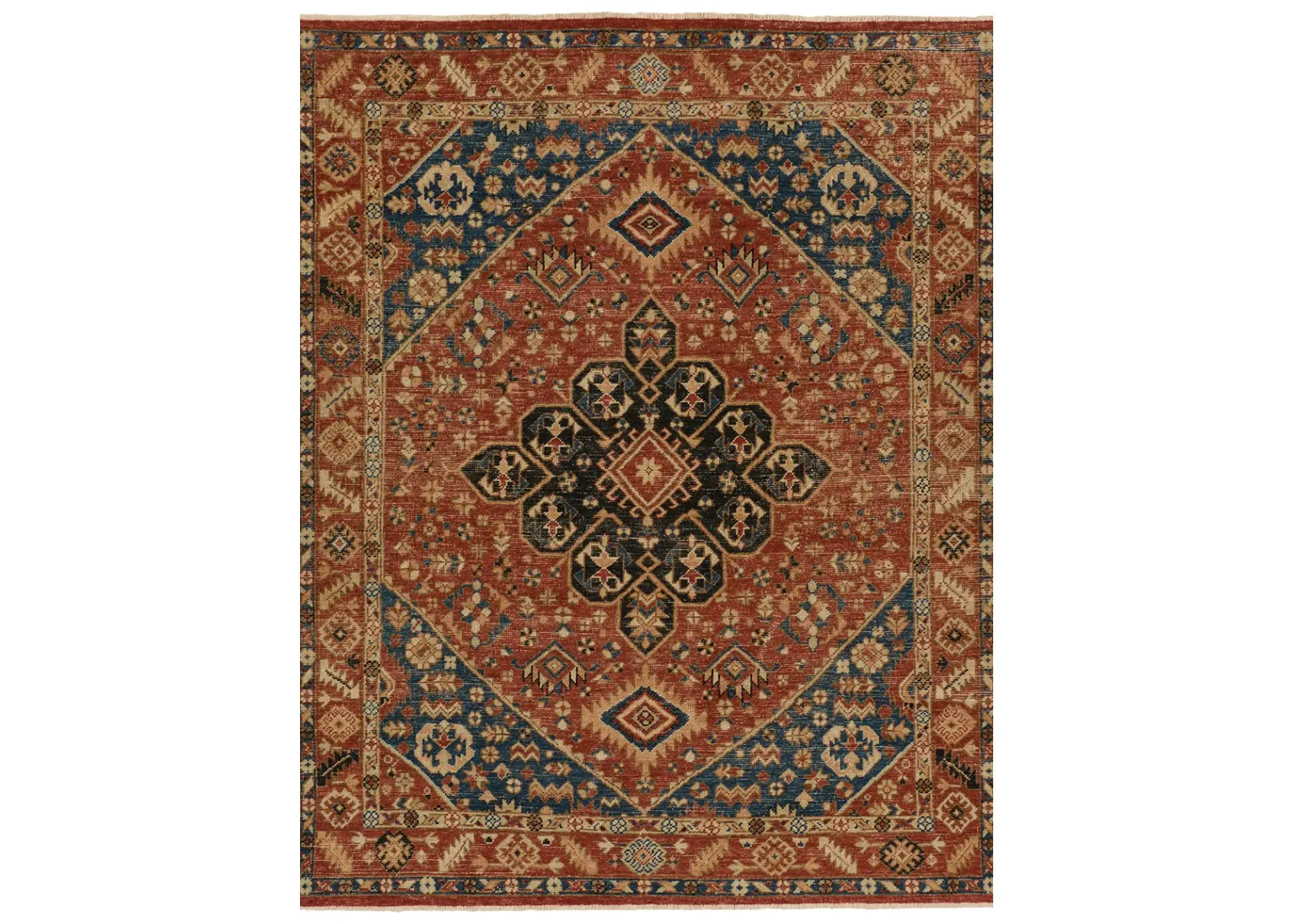 Rhapsody Lucius Red 6' x 9' Rug