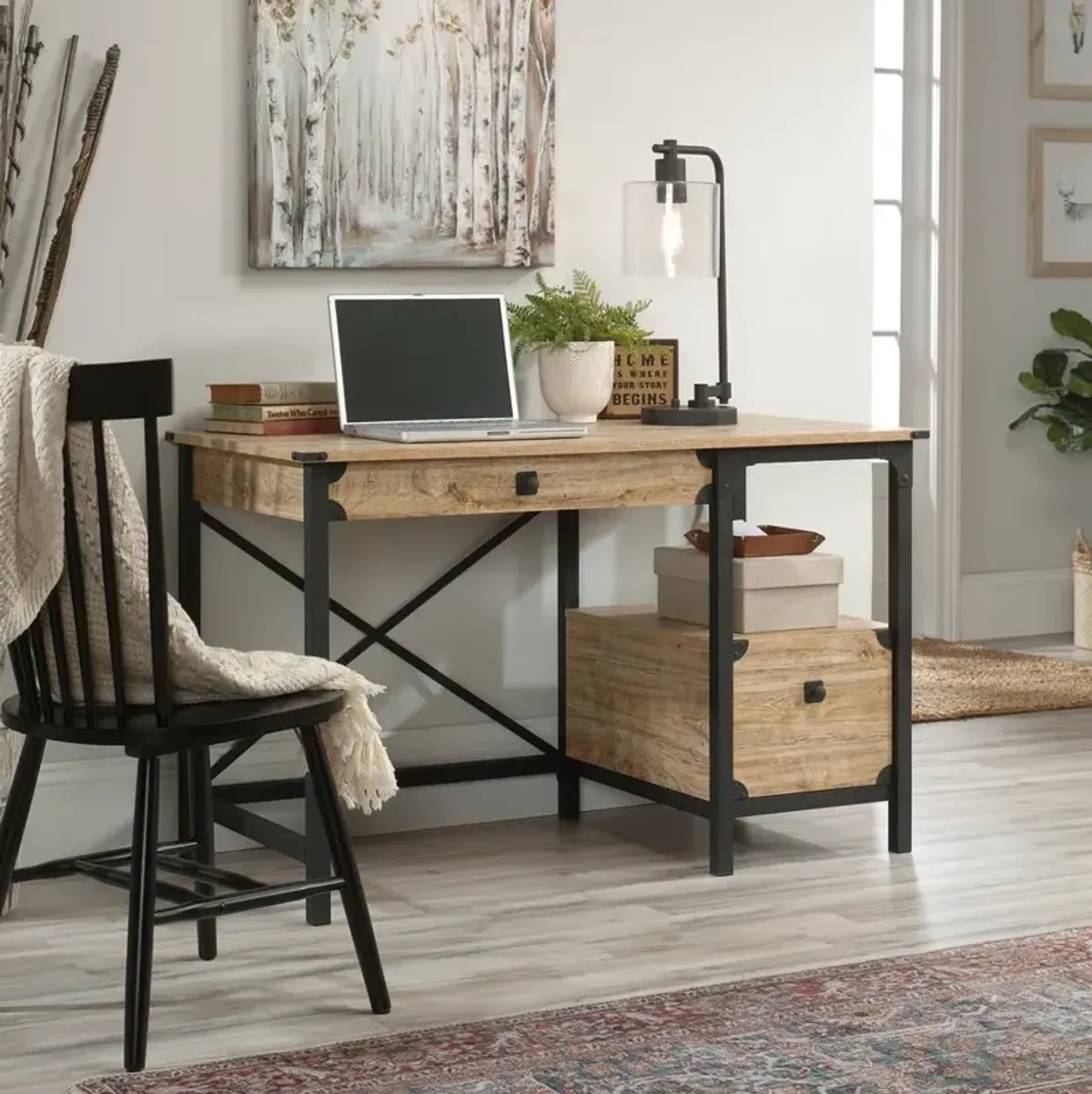 Sauder Steel River Desk