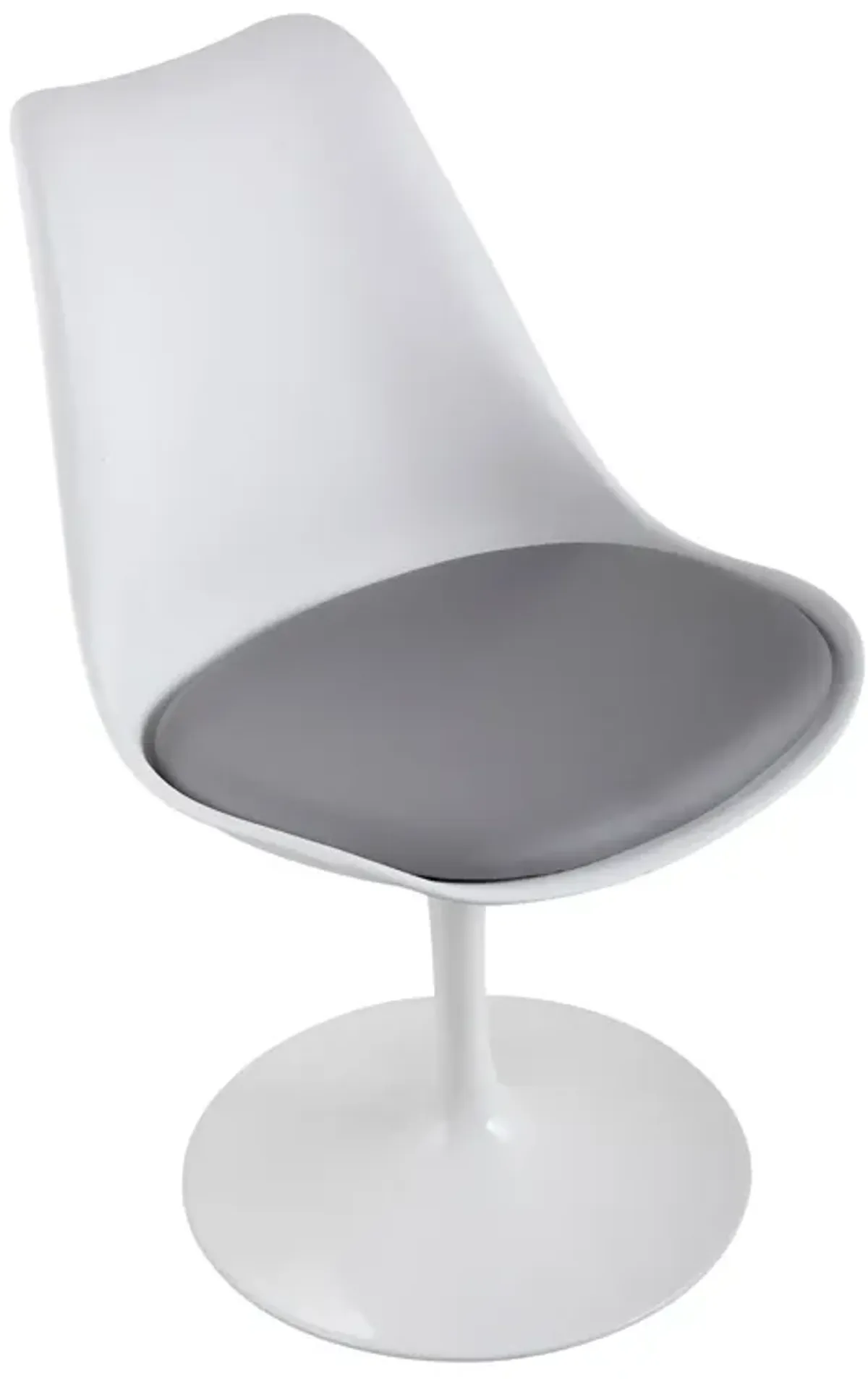 Jaxpety Tulip Swivel Chair White