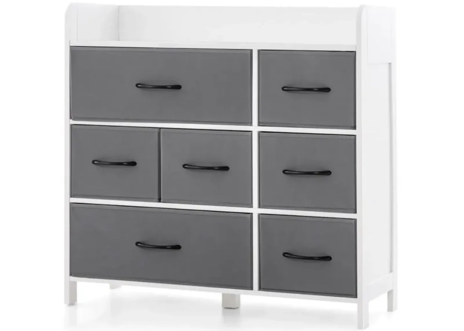 Hivvago Fabric Dresser with 7 Drawers for Bedroom