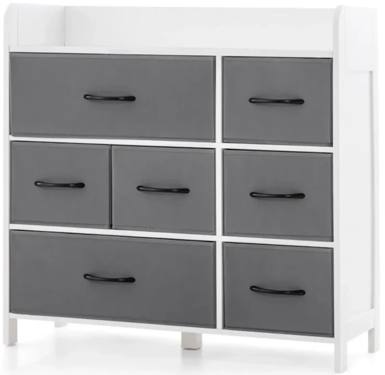 Hivvago Fabric Dresser with 7 Drawers for Bedroom