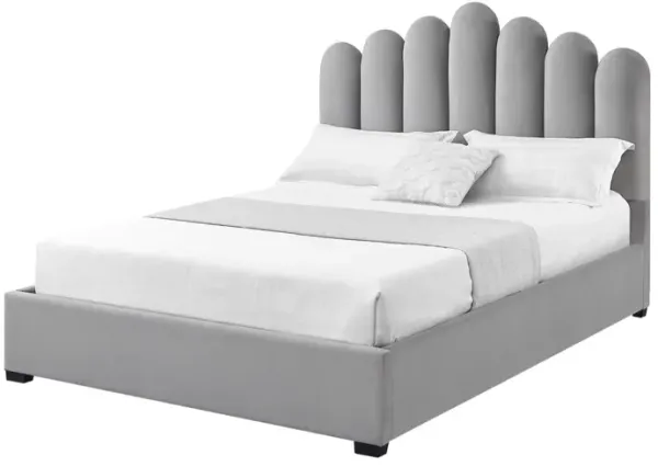 Inspired Home Goldy Velvet Platform Bed